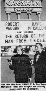David McCallum, left, and Robert Vaughn