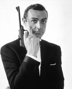 Sean Connery, as 007, circa 1963