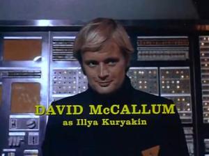 David McCallum's main titles credit in the final season 