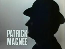 Patrick Macnee's image in an end titles to an episode of The Avengers